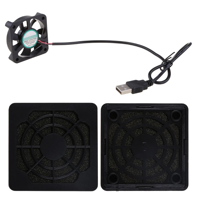 5V 0.1A 냉각 팬용 G5AA FGD5010H2BL 조용한 GPU 쿨러 노트북 쿨러 슬림 휴대용 USB 전원 50x50x10mm