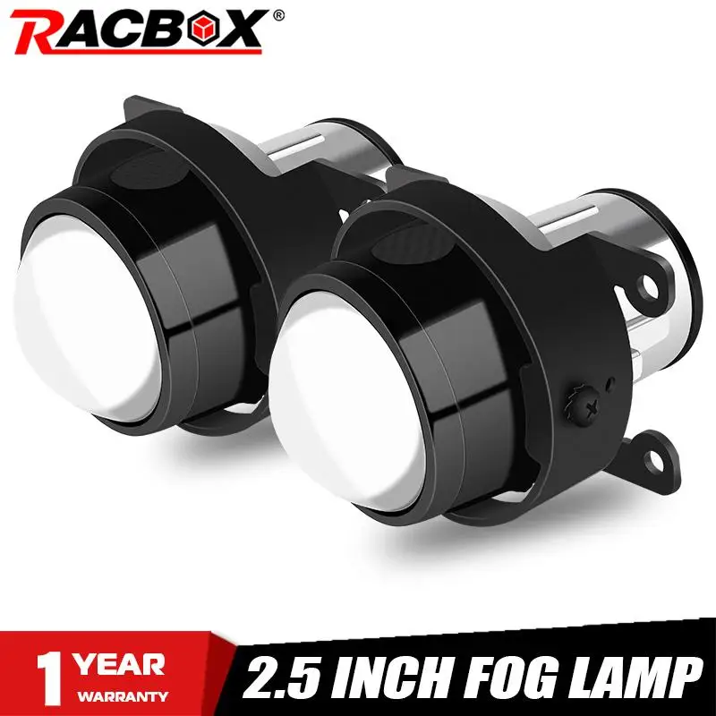 

2.5" Fog Lights Projector For Ford Focus MK2 MK3 Transit Ranger/Honda CRV/Renault Duster PTF Bi-xenon Lens Use H11 H8 H9 Bulb