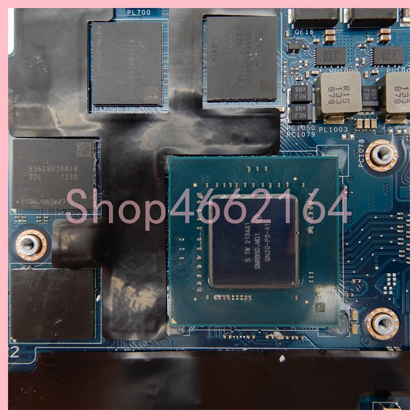 LA-K411P con i7 / W-11th Gen CPU RTX3050Ti-V4G/T1200-V4G GPU, placa base de ordenador portátil para Dell Precision 5560 XPS 15 9510