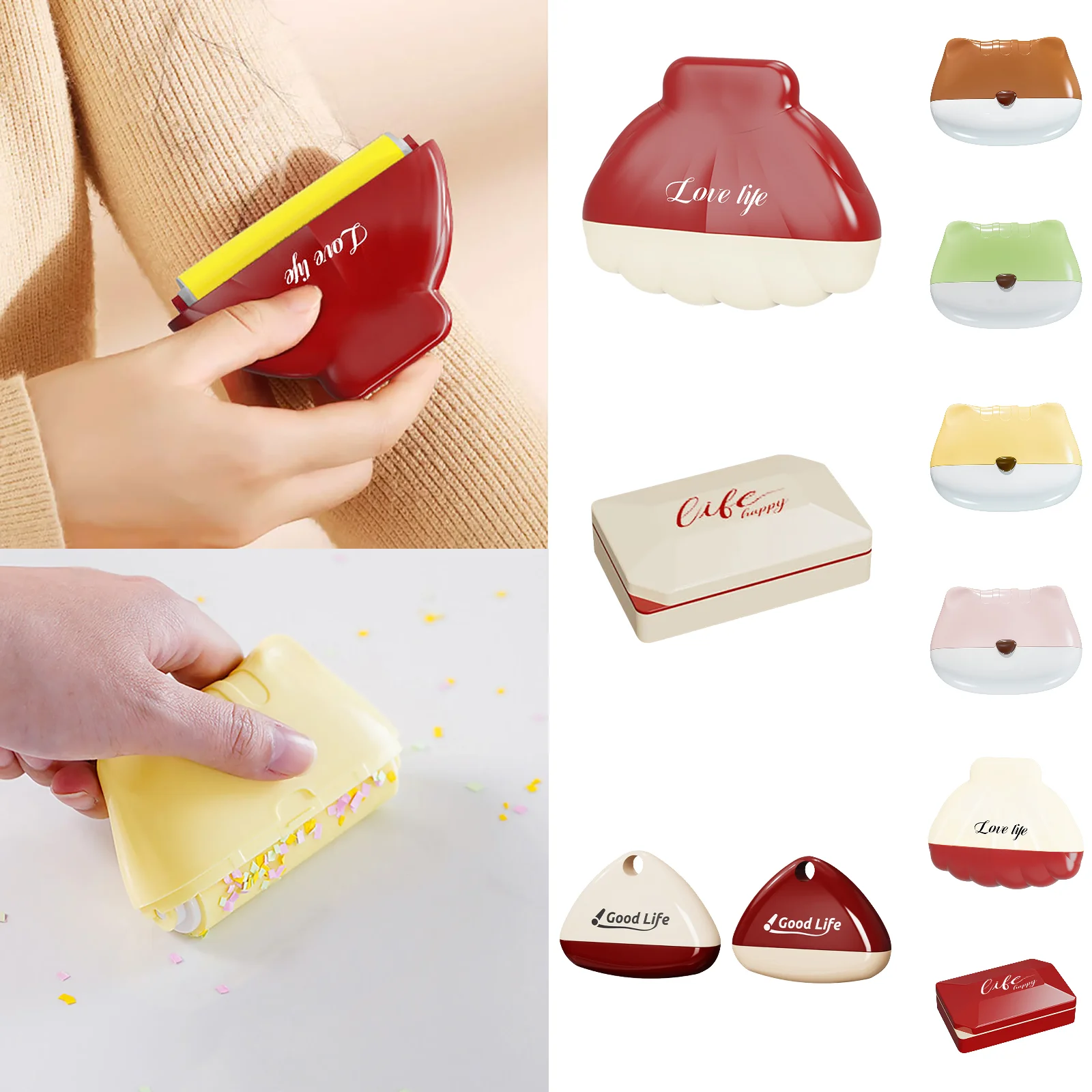 Clothes Lint Cleaner Reusable Lint Roller Washable Cat Hair Removal Multifunctional Portable Pet Hair Remover for Dog Cat