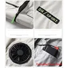 Summer Ice Vest Men's Fan Jacket USB Refrigeration Air Conditioning Clothing Outdoor Heat Protection Fishing Work Short Sleeve 5