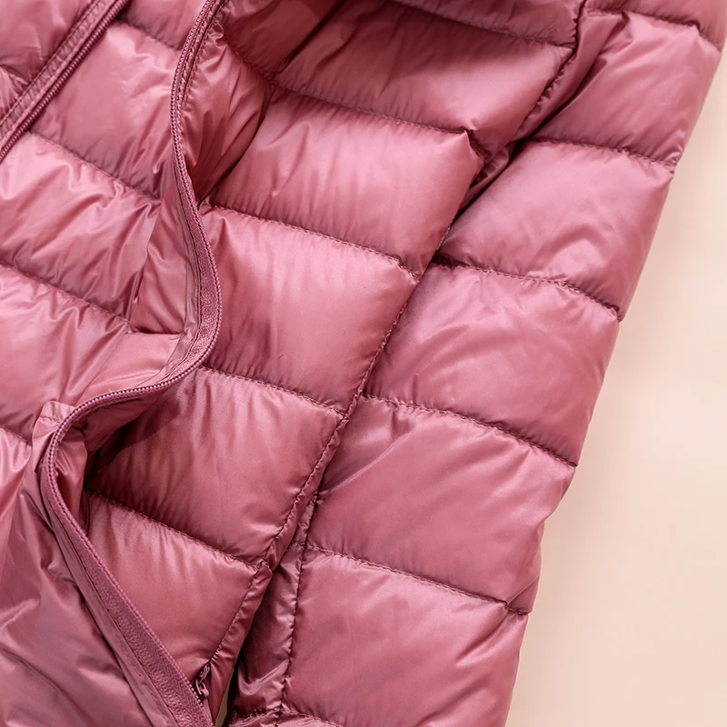 Packable Down Jackets Women Ultralight Camping Trekking Waterproof Winter Coat Outdoor Windproof Warm Puffer Jacket