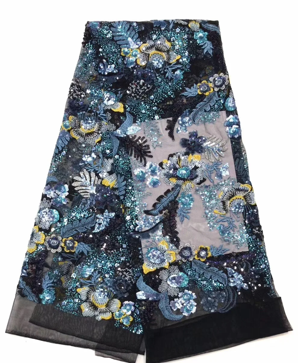 

Latest Design African Dry Lace Fabrics High Quality Cotton Lace Fabric Royal Blue Stones Swiss Voile Lace In Switzerland