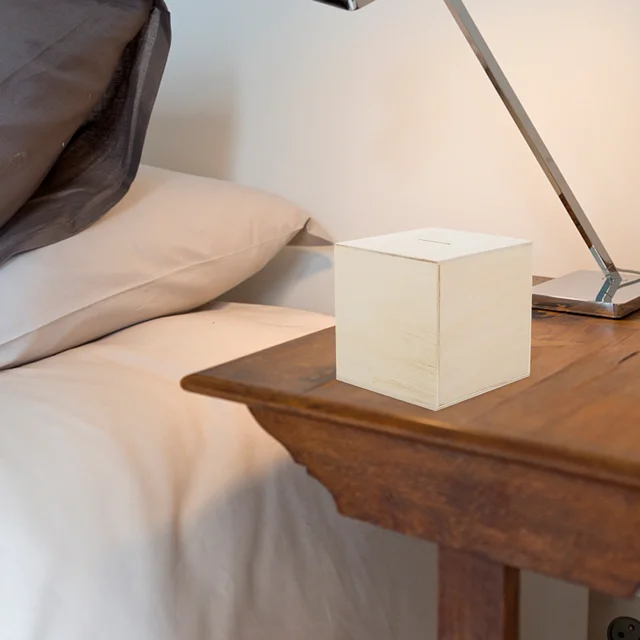 3 Dc-K Festett Fa Malacka Bank Többfunkciós Bankok Gyerekeknek Pénztároló Doboz Gyerekjáték Szervező Kis Érme Tok Barkácsolás - Image 4