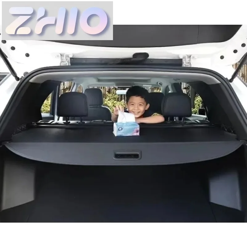ZHIO VOLVO XC90 2005-2023 용 뒷 트렁크 카고 커버 트렁크 커버 파티션 쉘터 커튼 리어 랙 인테리어 장식 자동차 Ac