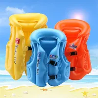 Children Summer Inflatable Swim Ring life Jacket Thickened Buoyancy Swimsuit Children Inflatable Vest Baby Swim Float Ring 1