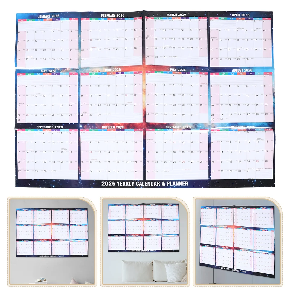 AMO HERMOSO Calendario De Mesa 2026, Calendario 2026, Calendario De Escritorio, Calendario Mensual De Enero A Diciembre, Con Bolsillo, Mini Notas Y Etiquetas De Colores, Lista De Tareas Para Oficina