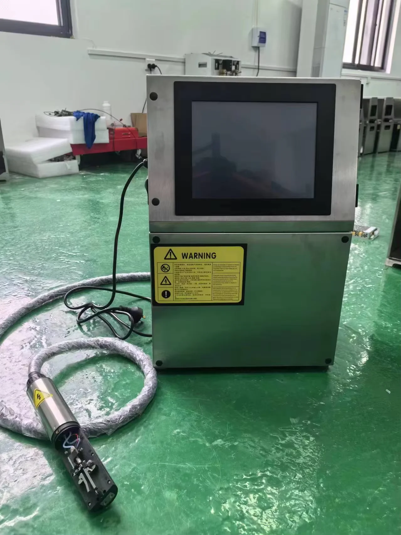 Automatic High-speed CIJ Date Batch Number Food Packaging Bag Inkjet Coding Mach