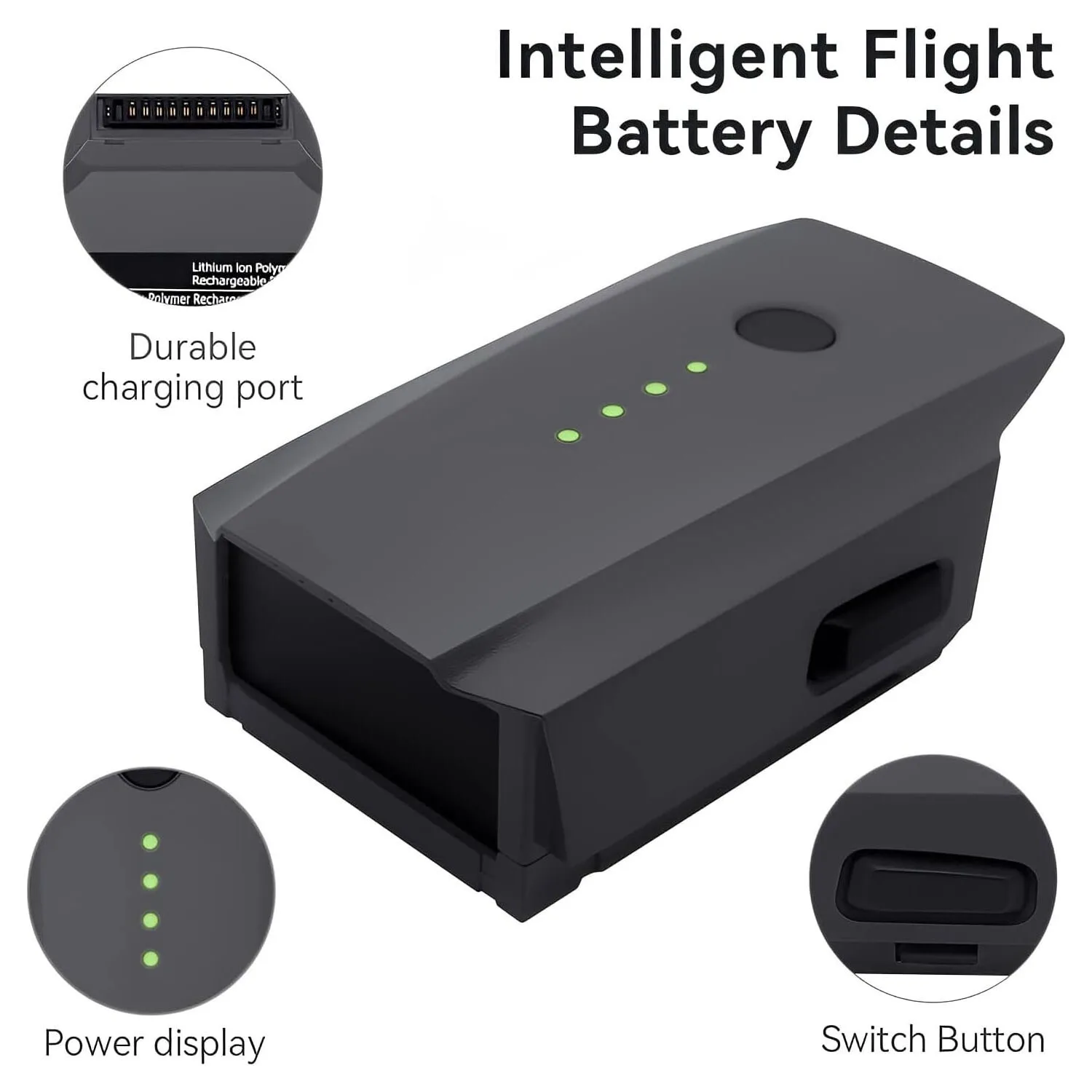 Batterie Intelligente Mavic Pro 3830mAh 11.4V 27min - Lot 1 ou 2