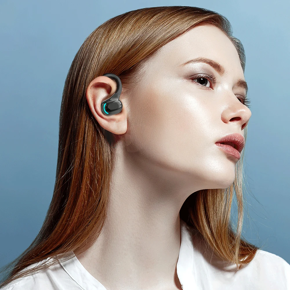 

F8 Wireless Bluetooth Earphones Ear-hanging Running Sports Stereo Music Listening In-ear Wireless Earphones Headset With Mic