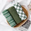 Kangobaby #My Soft Life# Hot 3pcs Set Breathable Baby Muslin Cotton Swaddle Blanket Newborn Wrap Infant Bath Towel 120x110cm 6