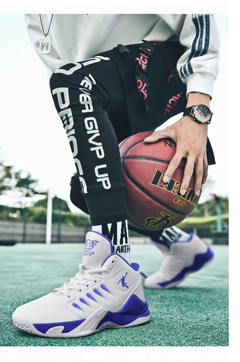Mid Cut PU Leather Comfortable Men Sneakers
