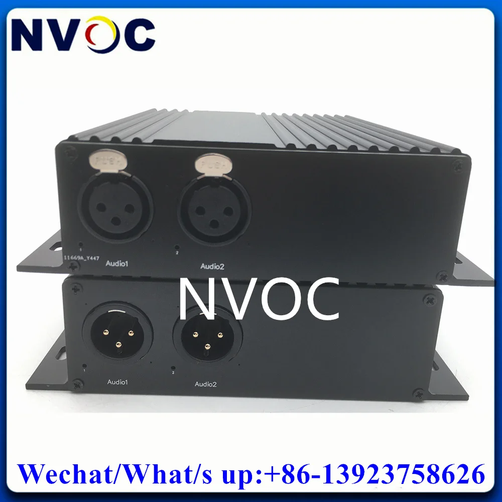 

2Ch вперед XLR сбалансированный аудио в волоконно-оптический конвертер удлинитель по LC/FC/ST/SC волоконный разъем для музыкального концерта