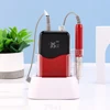 Brushless Professional 2 IN 1 Hybrid 35000RPM Portable Desktop E File Cordless Rechargeable Manicure Electric Nail Drill Machine 3