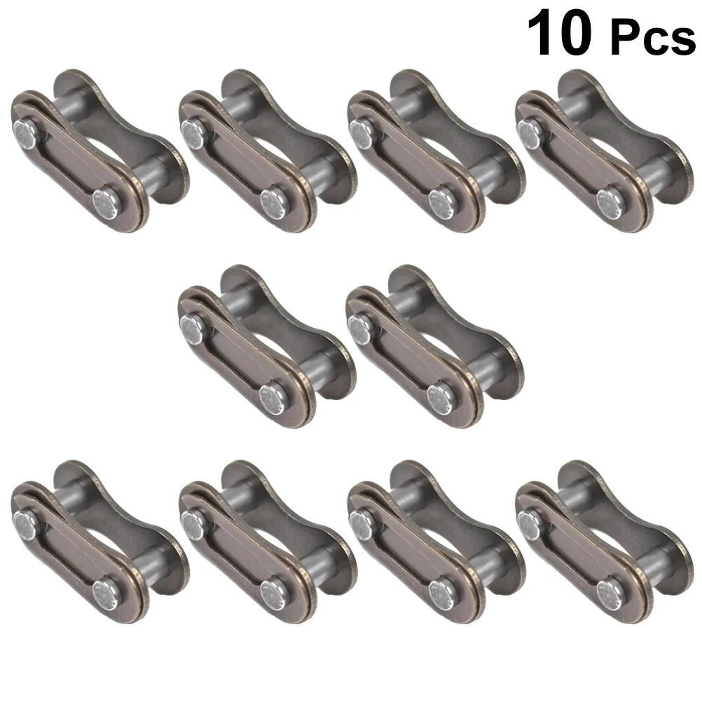

10Pc Missing Link Stainless Steel Chain Folding Single Chain for Bike Accessory