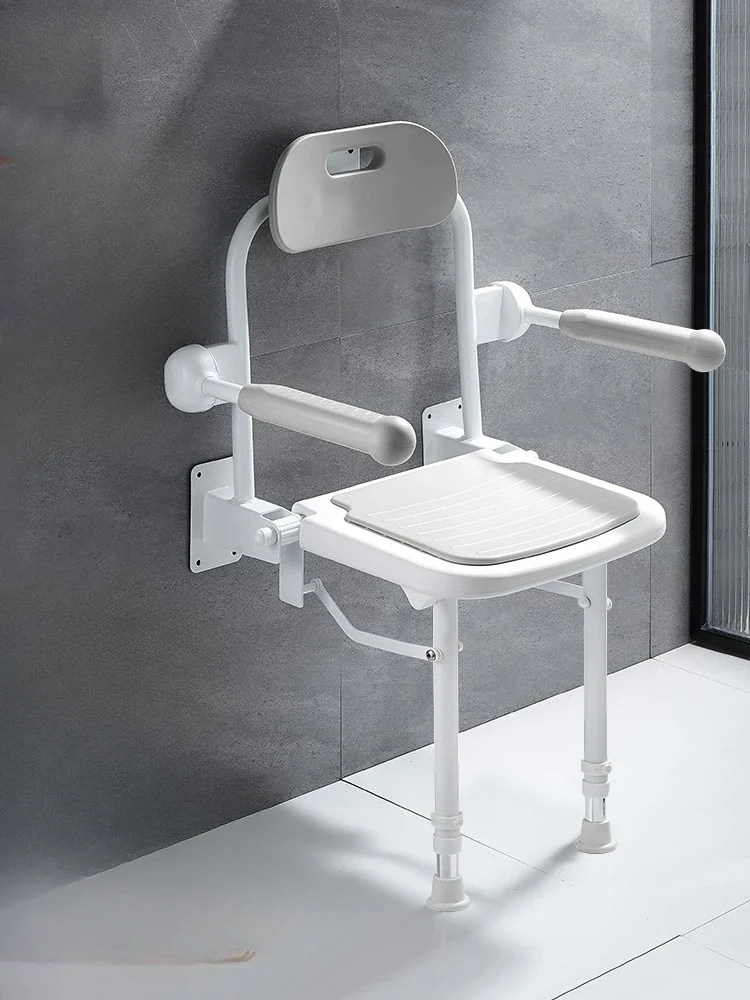 

Складные стулья с ножками и подлокотниками для пожилых ванных комнат, Нескользящие душевые стулья, душевые стулья