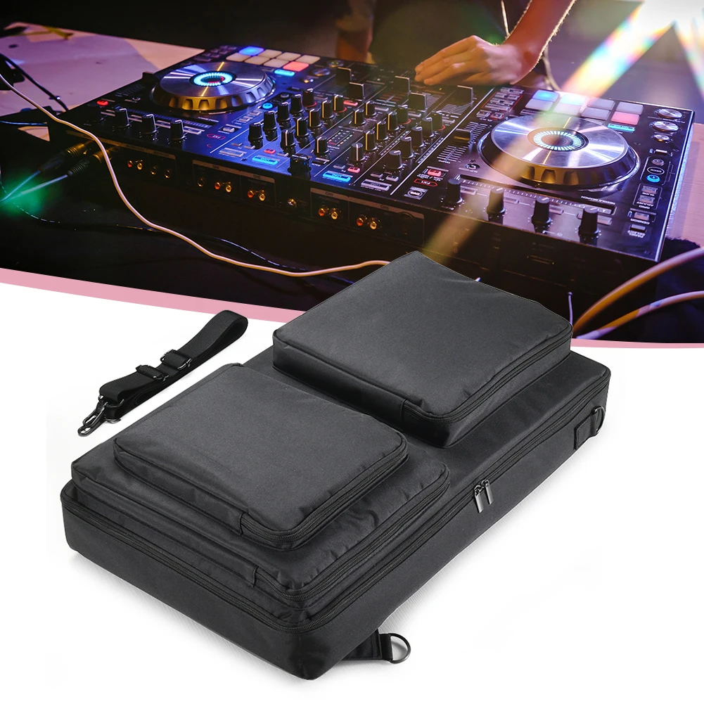 Travel Protective Bag Anti-Scratch Protector Bag Shockproof Adjustable Shoulder Strap for Pioneer DDJ-SR2 / DDJ-SR 1st Gen