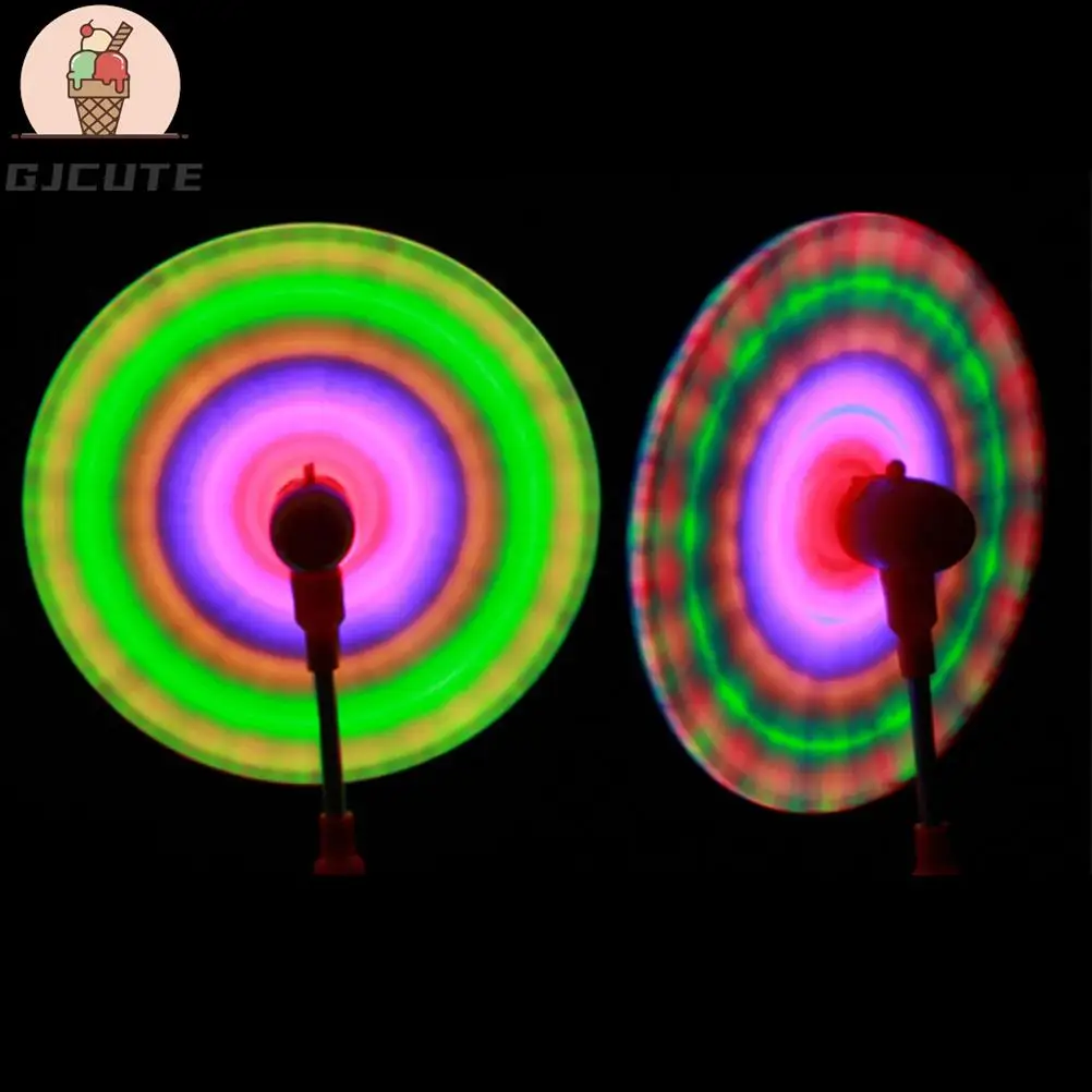 1Pcs Baby Kid Windmill Light Up Toys Flash Music Windmill Colorful Toy random color