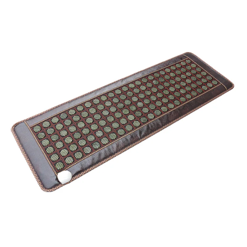 Comfortable home massage mattress topaz sofa cushion germanium stone tomalin heating body massager health cushion 220 v