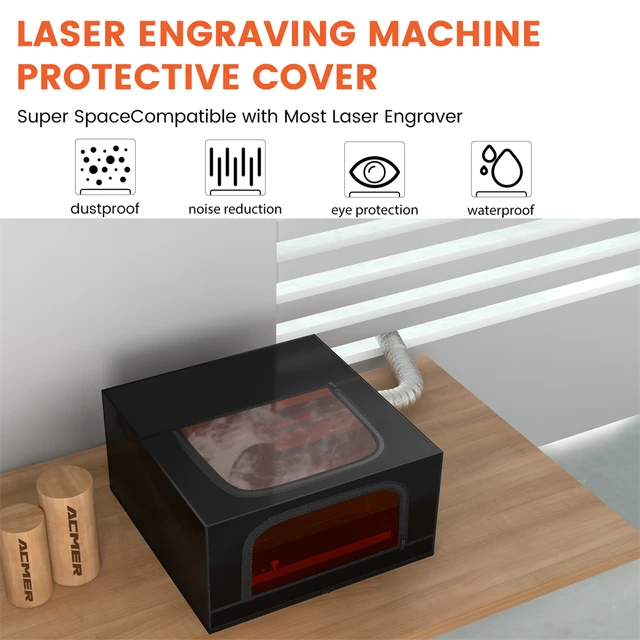 Upgrade your laser engraving experience with the ACMER Laser Enclosure.