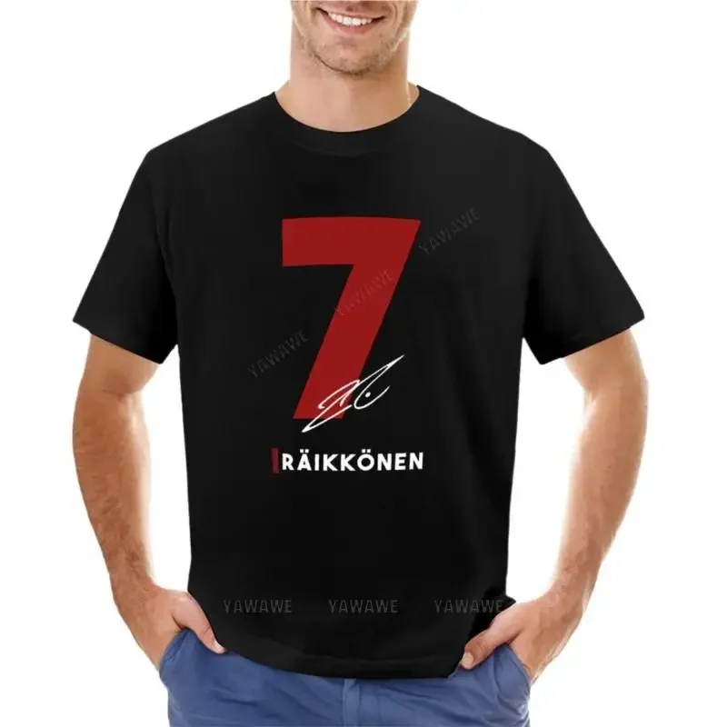 

cotton men t-shirt Kimi Raikkonen T-Shirt caanimal print shirt for boys sweat shirt mens funny new black tshirt for boys
