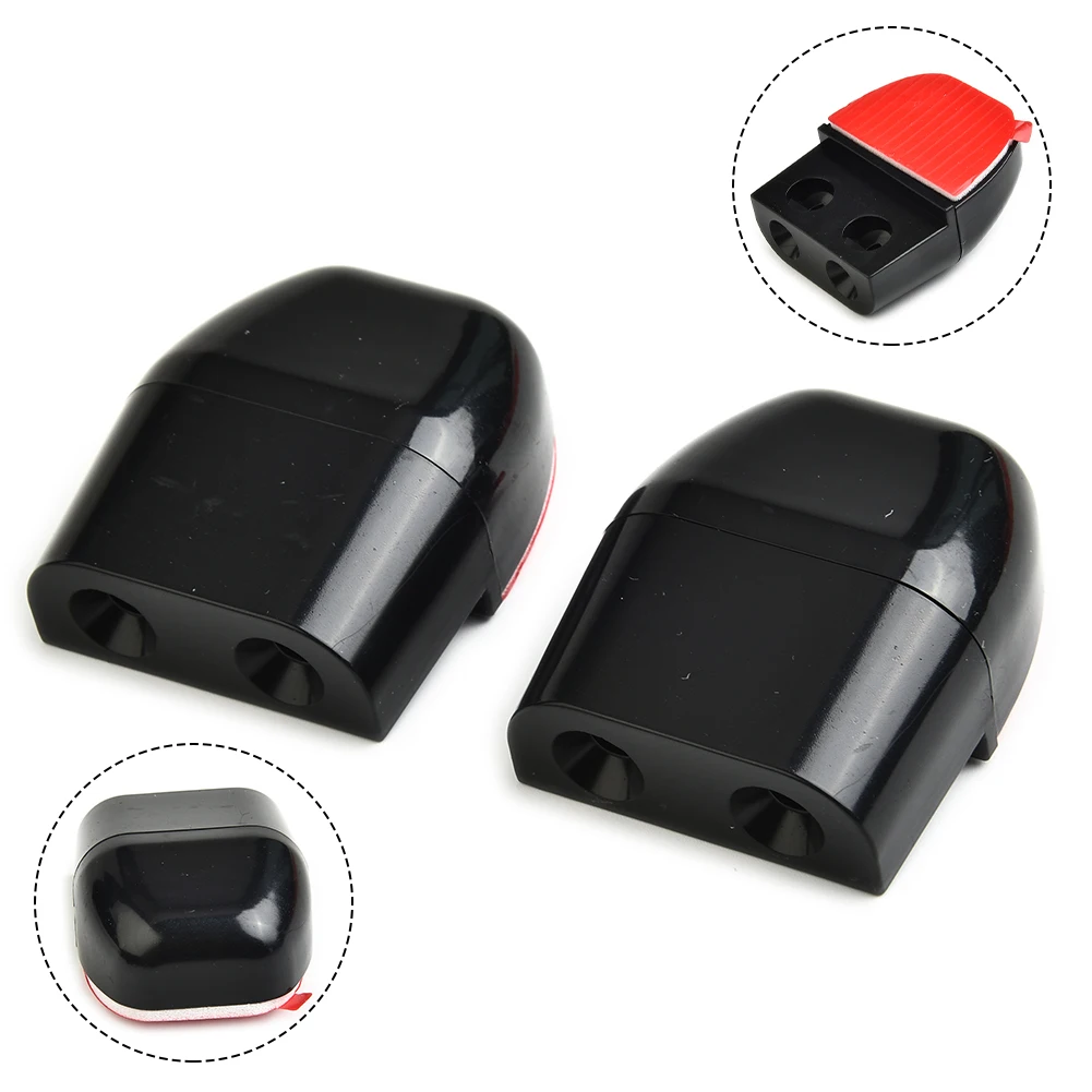 2pcs Animal -Alert Whistle System For Automotives For Sonic Gadgets Car Grille Mount Black With Adhesive Car Safety