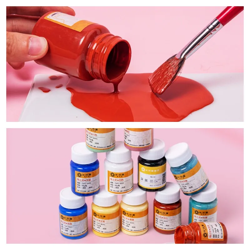 Ceramic Glaze Liquid Pigment for DIY Hand Painted Pottery