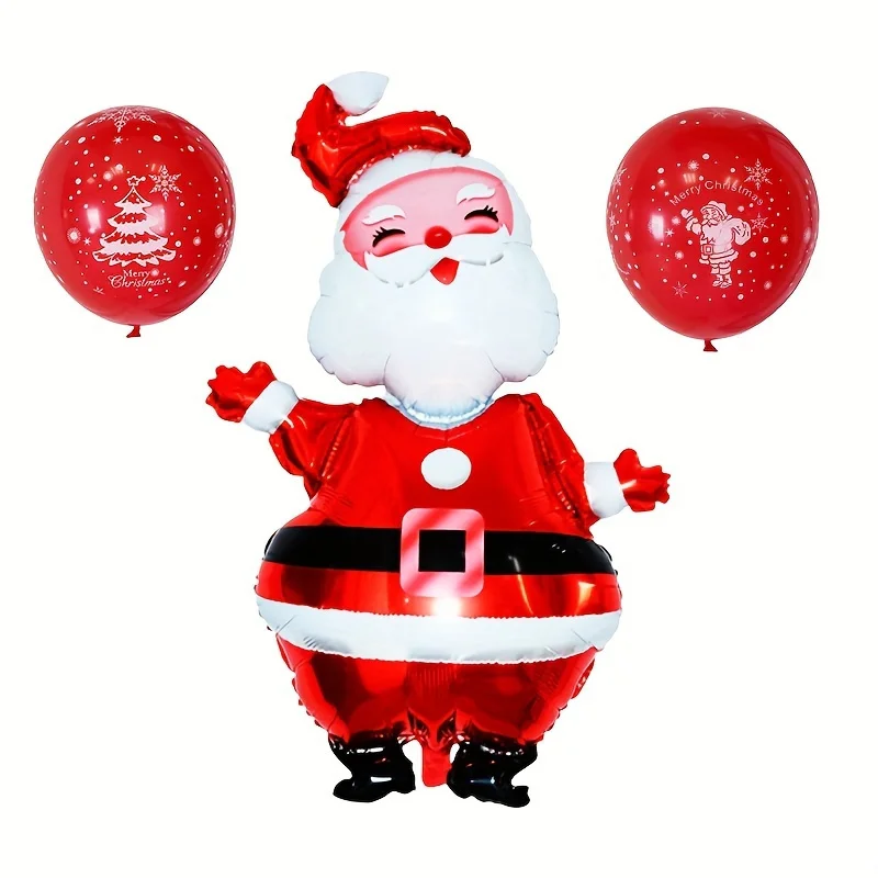 1PC 47 Inch Oversized Santa Claus Decoration Balloon, Aluminum Film Material, Reusable, Christmas Decoration Balloon
