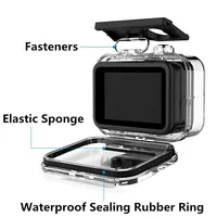60M Waterproof Case For GoPro Hero 13 12 11 10 9  Underwater Diving Housing Cover for Go Pro Hero  9 10 11 12 13 Accessories - Image 2