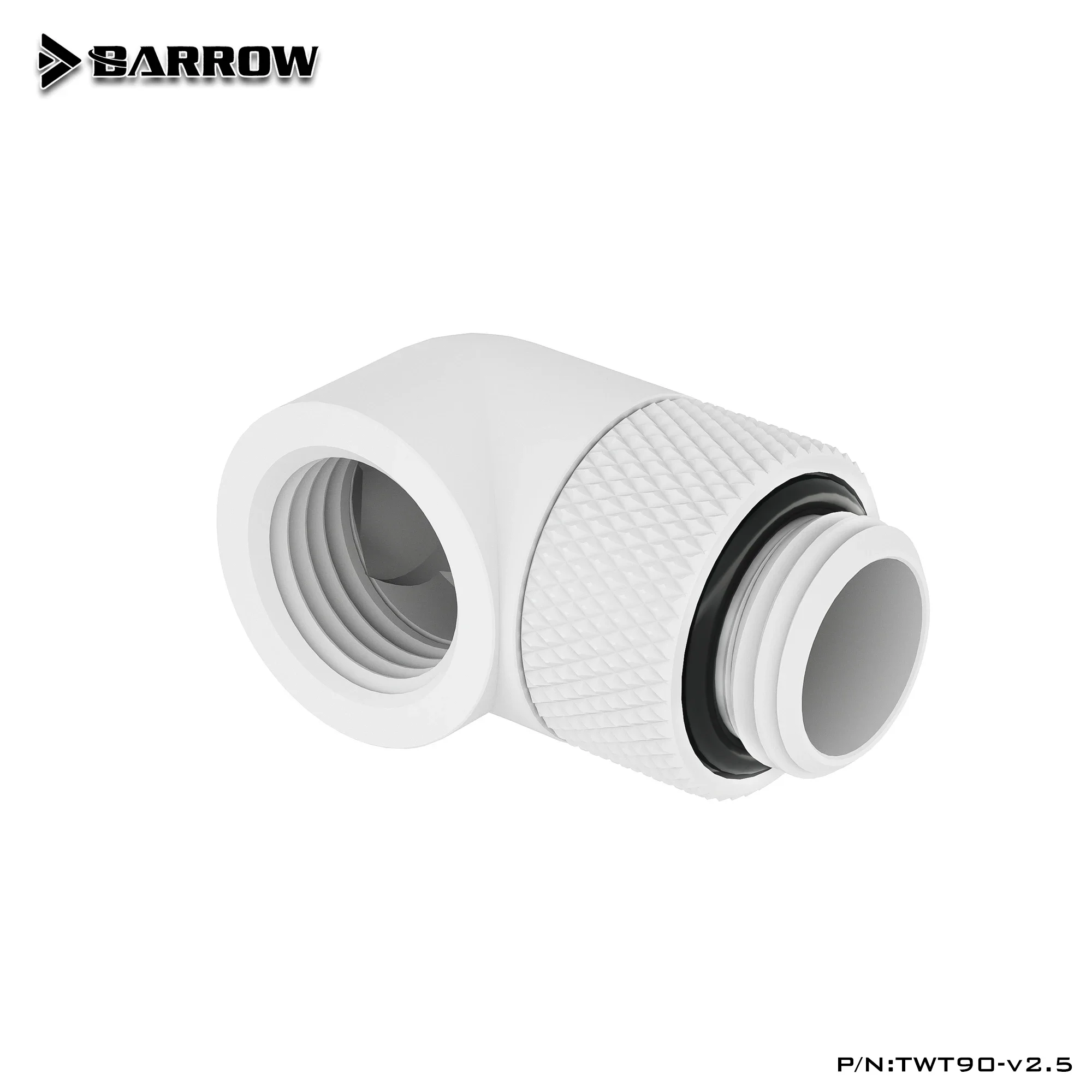 Barrow G1/4'' 90 Degree Rotary Fittings 4pcs Computer Water Cooling Kit Fittings Elbow extender fitting,angled adapter fitting,water cooling fitting