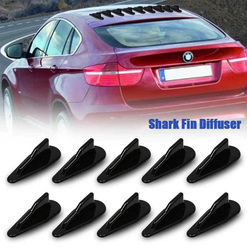 Car Roof Shark Fin Style Diffuser Spoiler For BMW W211 W204 E36 E46 E92 Audi A3 Passat B8 Tesla Model Y