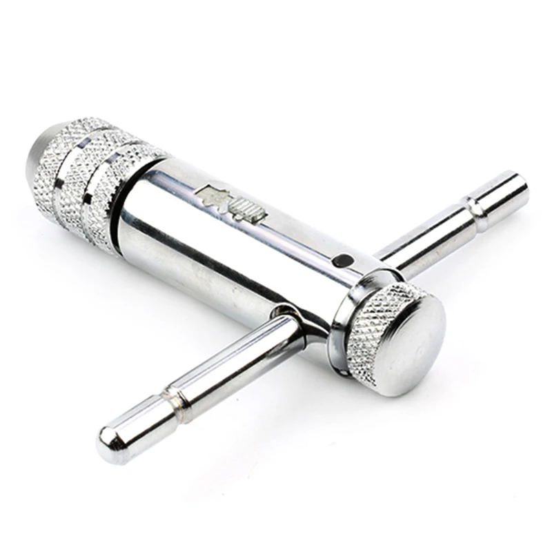 M3-M8 Adjustable Ratchet Hand Tap Wrench M5-M12 Extended Tapping Forward and Reverse Tapping Tool Accessories 6