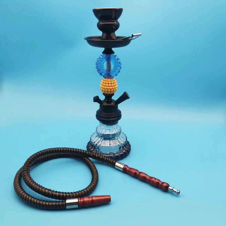 Arabia Hookah Set Small Single Tube Shisha Glass Bottle Ceramic Bowl Hose Pipe Hookah Accessories Birthday Gift hookah accessories hookah set