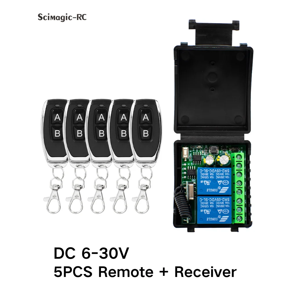 1 Receiver 5 Remote