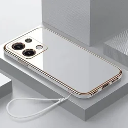 Premium Plating Soft Silicone Rope Phone Case - Elegant and Durable Design for Reno 2Z (White)