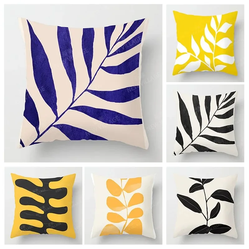 

Скандинавский осенний домашний декор наволочка для дивана современный 45x45 см 45*45 50x50 60x60 см 40x40 см в стиле бохо с абстрактным изображением