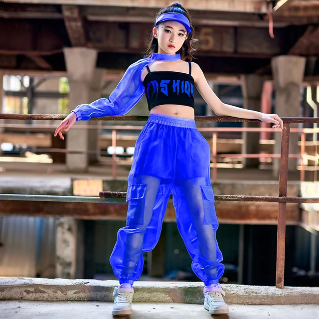 Acheter Vêtements Hip Hop pour enfants, Costume de danse de rue Jazz pour  filles, ensemble sweat-shirt et pantalon pour enfants, vêtements de danse  de salle de bal, vêtements de scène