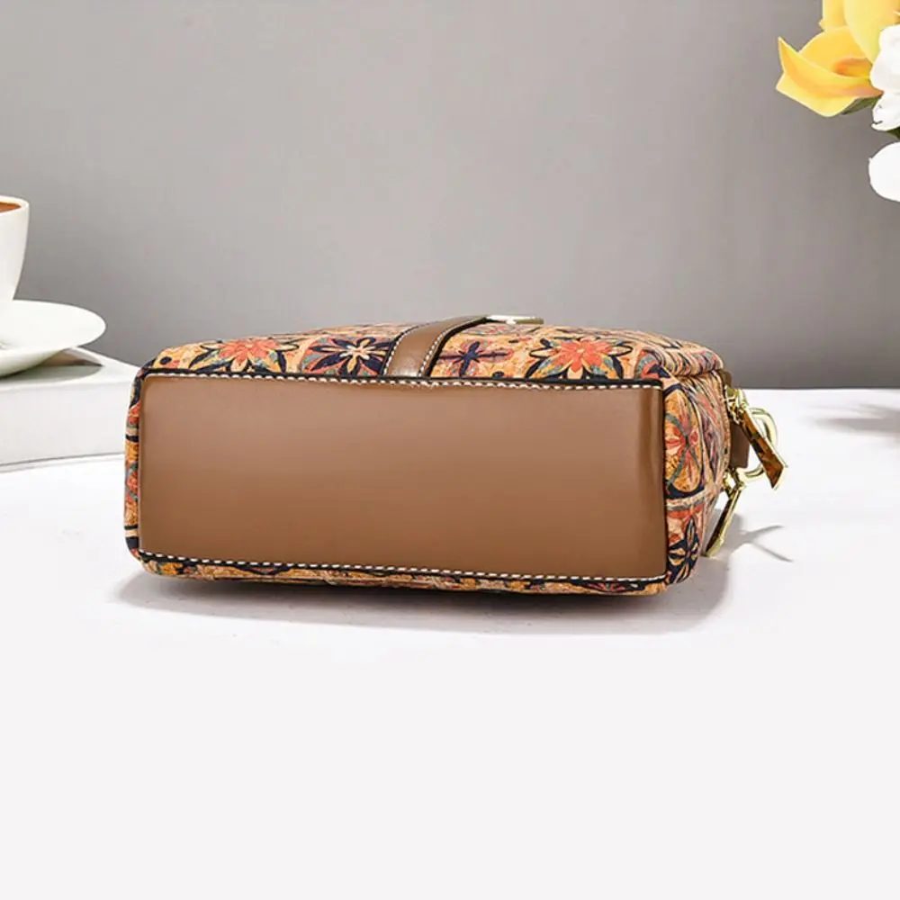 Modische Boho-Style Handytasche aus PU-Leder im Ethno-Stil, luxuriöse, vielseitige Umhängetasche für Damen – Detail 10