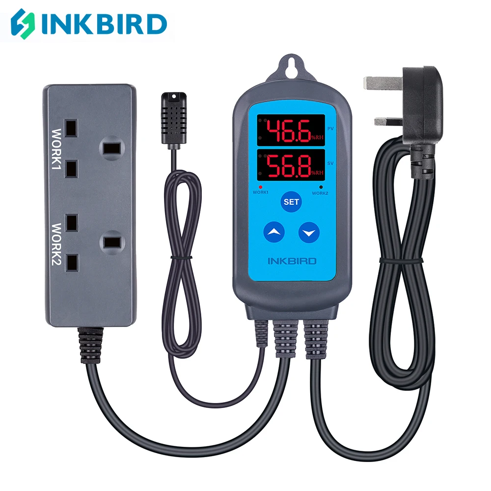 INKBIRD IHC 200 Humidity Controller Dual Relay Output Plug n Play