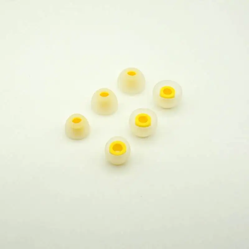 Premium High-Quality In-ear Silicone Eartips - 3/6 Pairs, Multi-Size (S/M/L)
