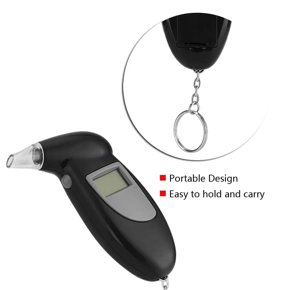 Birds Beak Vehicle Breathalyzer Blowing Digital Display Detector Portable Drink-driving Breathalyzer For Vehicle alcohol tester breath alcohol tester breathalyzer mouthpieces