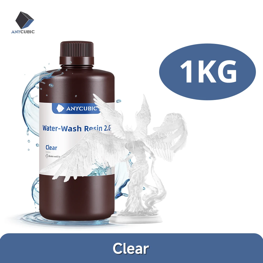 ANYCUBIC High-Precision Low-Odor 3D Printing Resin with Easy Clean-Up