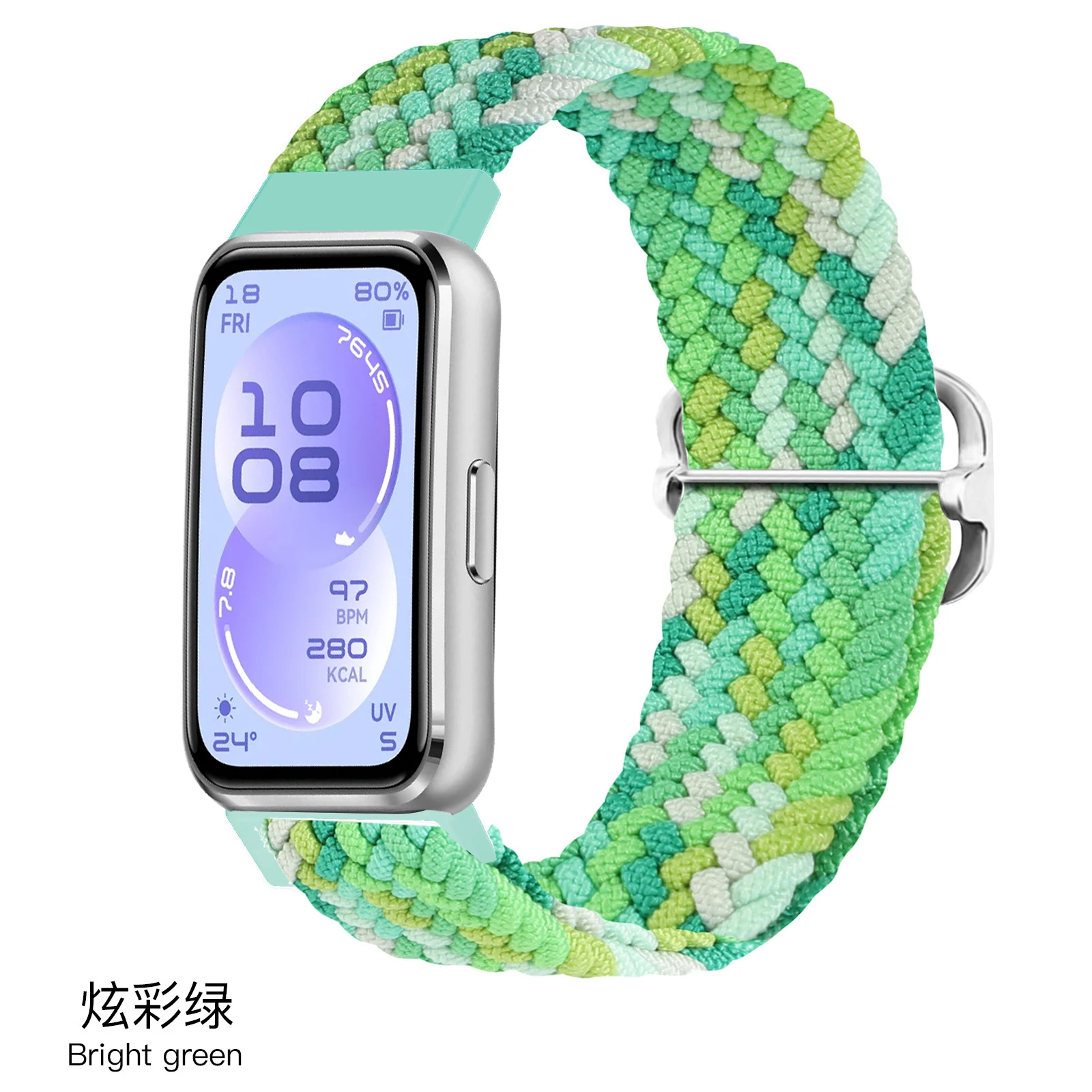 Adjustable Braided Solo Loop Elastic Nylon Strap Bracelet
