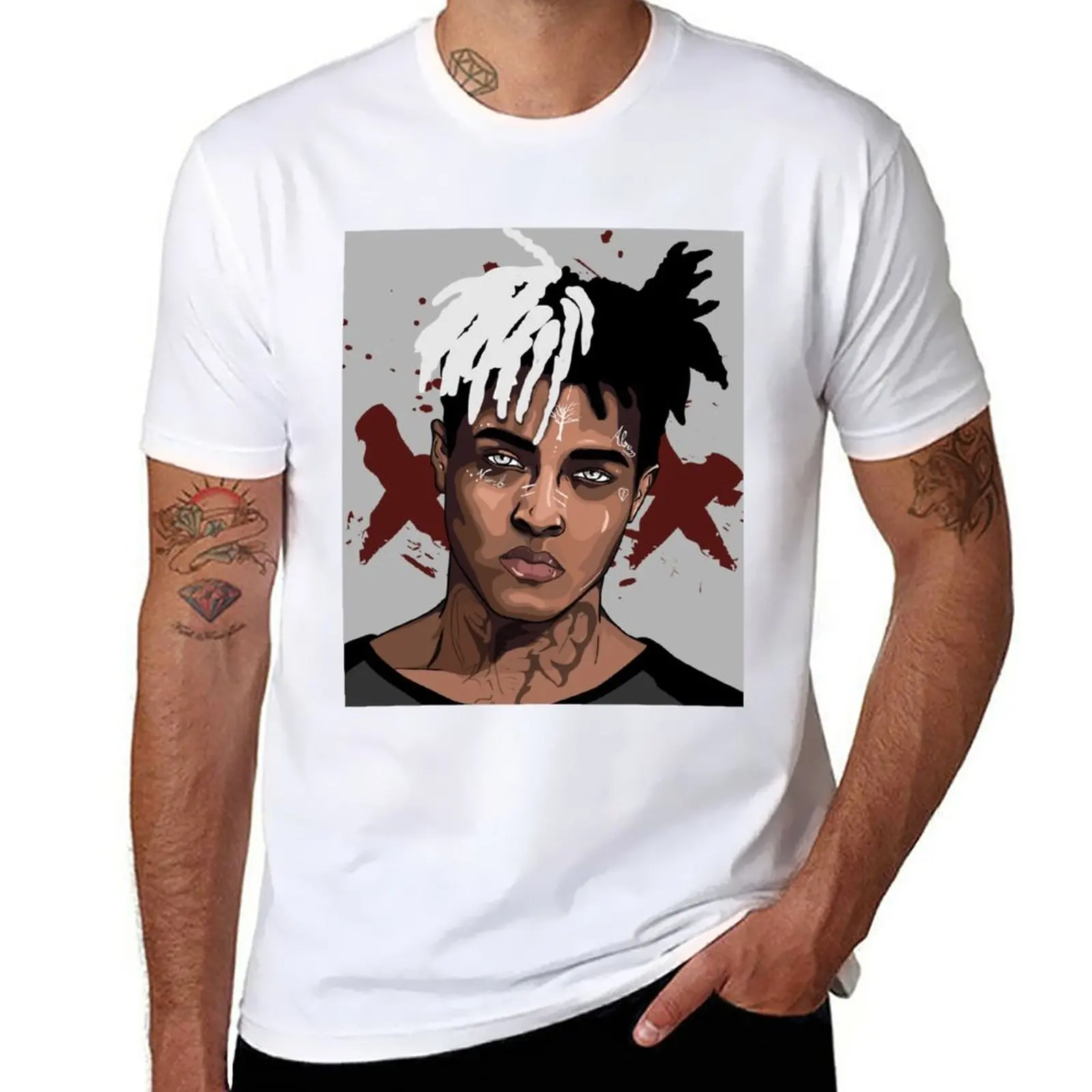 New Rap A Hood Christmas Carol T-Shirt Sweat Shirt Plus Size T-Shirt T-Shirt Uomo