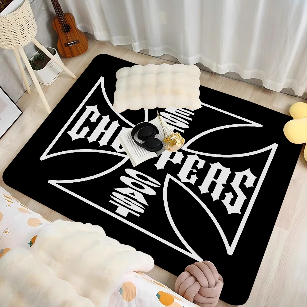 West Coast Choppers Bathroom Mat INS Style Soft Bedroom Floor House Laundry Room Mat Anti-skid Welcome Doormat 4