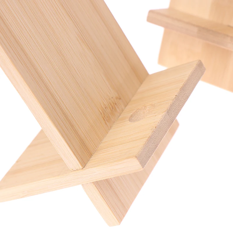 Wooden Phone and Tablet Charging Stand with Cable Management