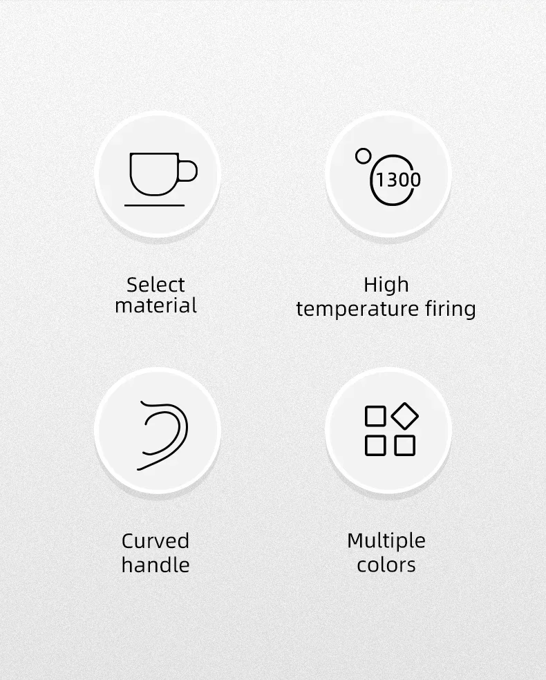 Description Picture 4 of itemPorcelain Coffee Cups Coffeeware Teaware Art Cup Ceramic Chic Cafe Bar Accessories Tools