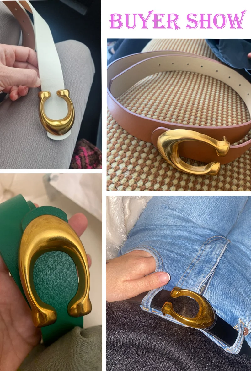 Fashion High Quality Women Leather Belts Retro Waist Strap Designer C Buckle Female Ladies Waistband All-match Jeans Belt Fashion High Quality Women Leather Belts Retro Waist Strap Designer C Buckle Female Ladies Waistband All-match Jeans Belt