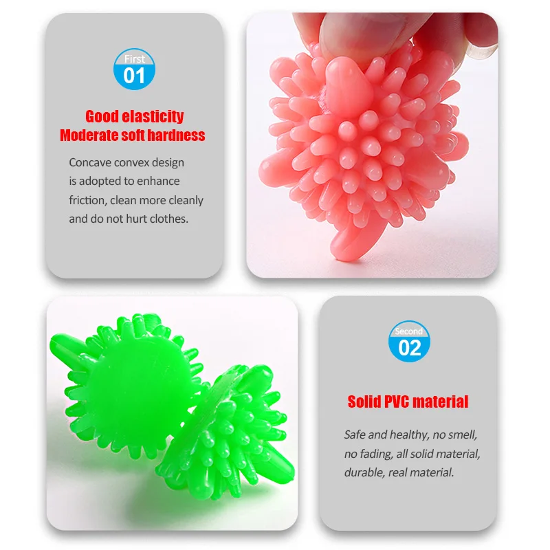 Laundry ball PVC washing machine decontamination anti-tangle clothes cleaning laundry ball