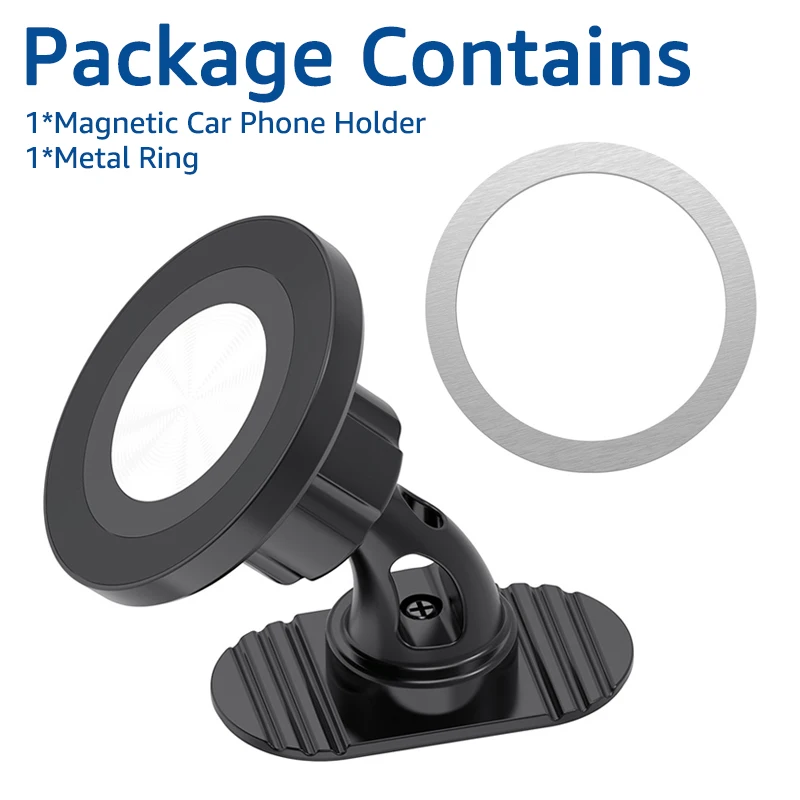 Magnetische autotelefoonhouder voor MagSafe Case Universele autodashboard telefoonhouder 360 °   Rotatiemagneet GPS-beugels voor mobiele telefoons